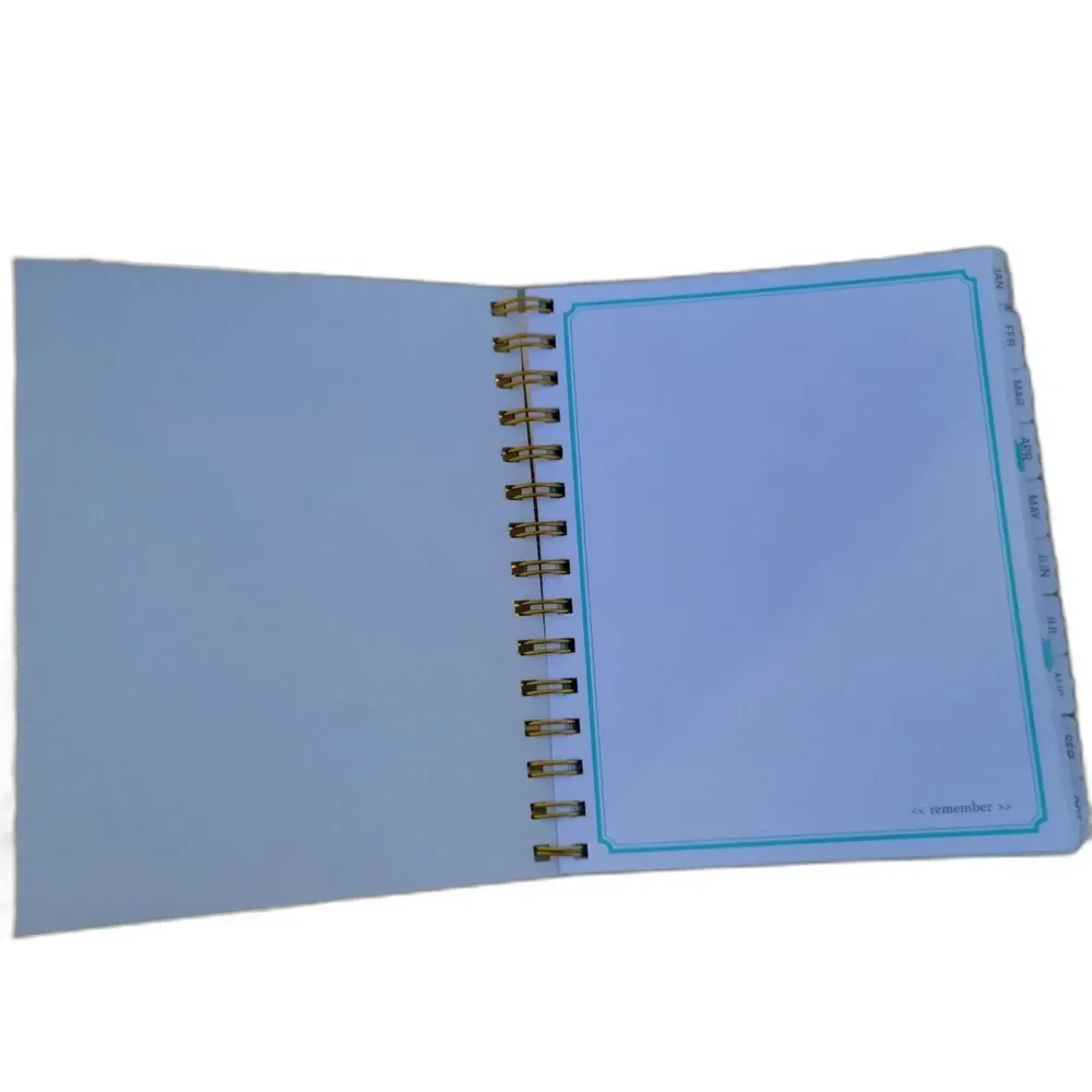 New Studio Gold Foil Teresa Collins 12 Month Undated Perpetual Planner Calendar